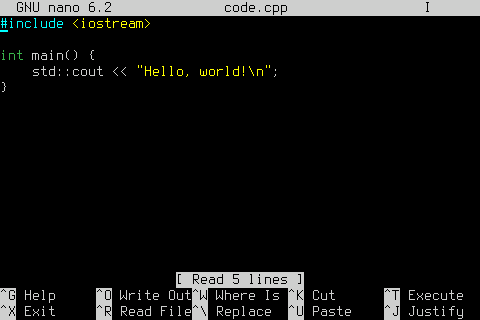 Hello, world! исходник